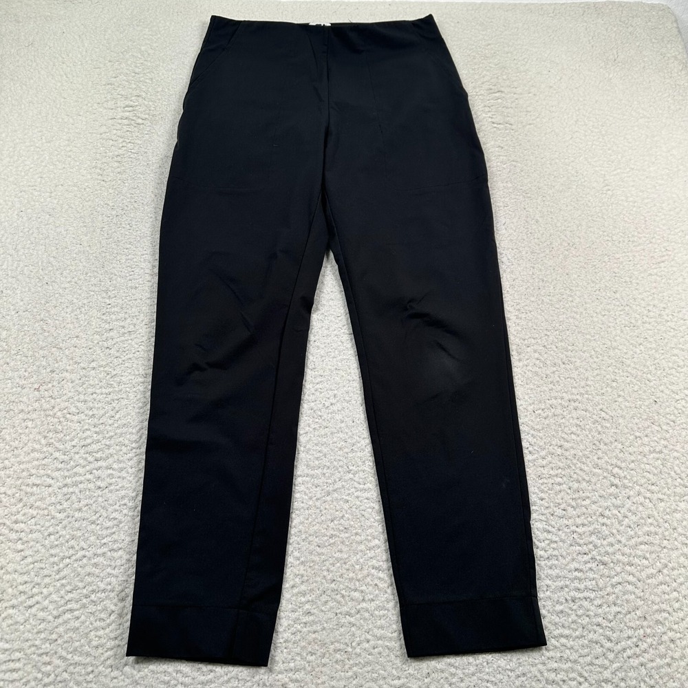 Fj Footjoy Pants Women Medium Pull On Activewear Stretch Golf 100% Sorona‎ Black
